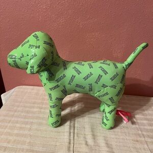 Victoria's Secret PINK Green Dog Plush